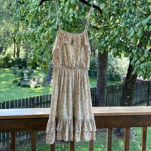 Altar’d State Green Floral Dress Small NWT